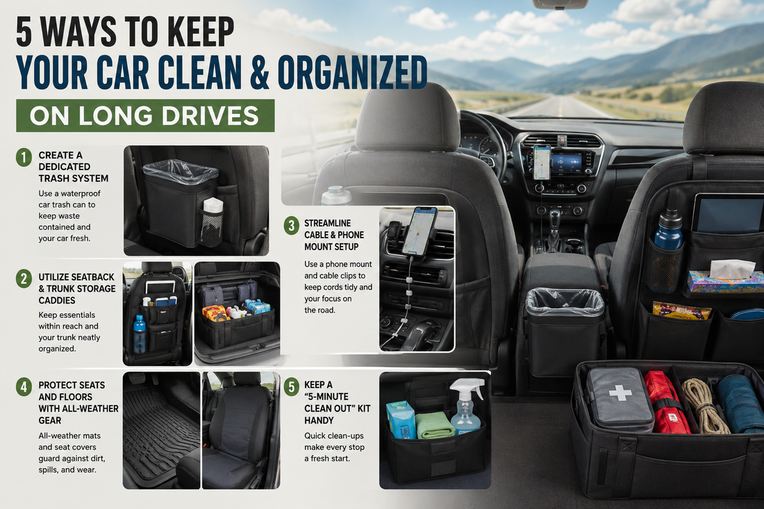 How to Keep Your Car Clean and Organized on Long Road Trips