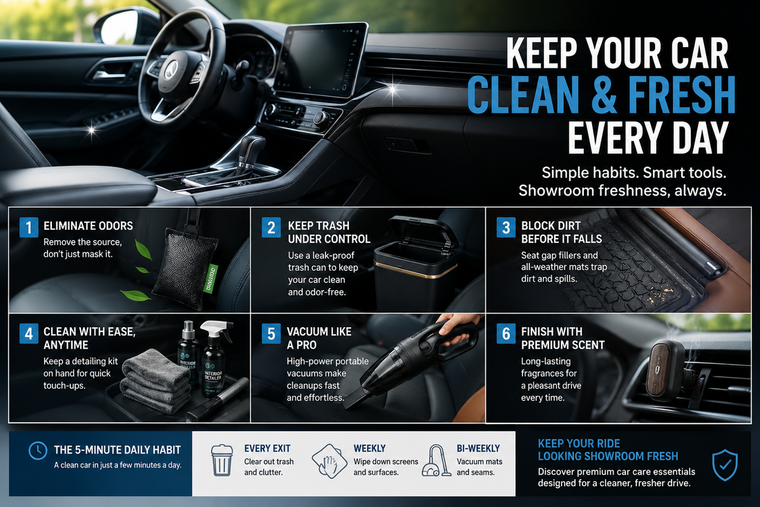 How to Keep Your Car Smelling Fresh and Looking Brand New Every Day