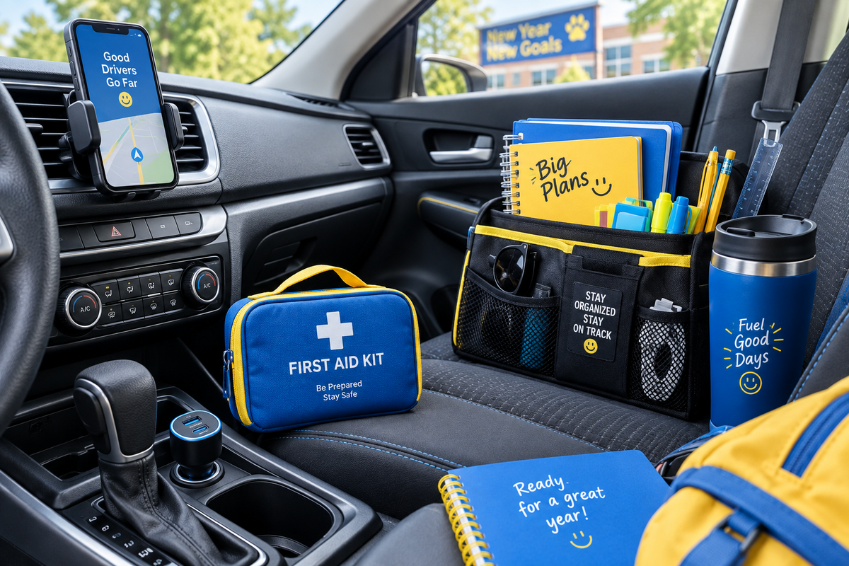 Back-to-School Car Prep: Safe and Convenient Accessories for Student Drivers