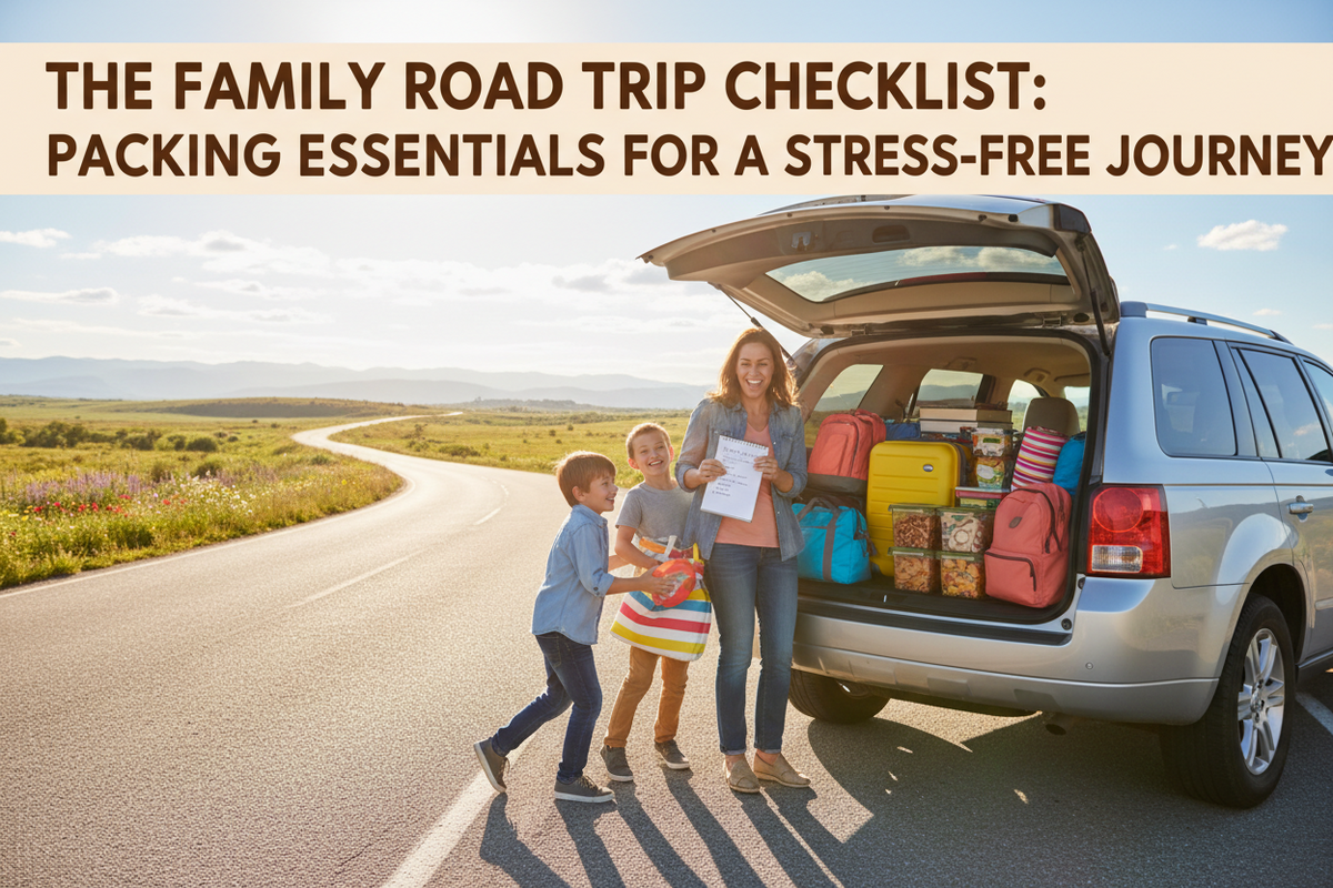 The Family Road Trip Checklist: Packing Essentials for a Stress-Free Journey
