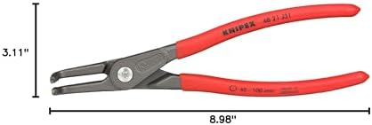 KNIPEX Tools - Precision Circlip Pliers, Internal, 90 Degree Angled, 1 37/64"-3 15/16" Bore Dia. (4821J31), 8.50 - Image 3