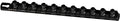 Ernst Manufacturing 13-Inch Magnetic Socket Organizer with 11 1/2-Inch Twist Lock Clips, Black (8425M-Black-1/2) by ErnstManufacturingInc