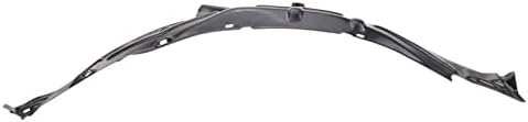 TRQ Front Right Inner Fender Liner Black Passenger Side