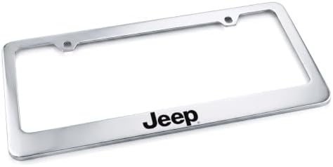 Jeep Wordmark License Plate Frame (Medium Top Rim)