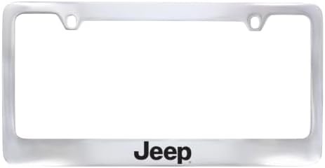 Jeep Wordmark License Plate Frame (Medium Top Rim)
