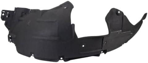 TRQ Front Left Inner Fender Liner Black Drivers Side