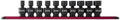 SUNEX TOOLS 3657, 3/8 Inch Drive Universal Impact Socket Set, 10-Piece, Metric, 10mm - 19mm, Cr-Mo Alloy Steel, Radius Corner Design, Dual Size Markings, Heavy Duty Storage Case, Meets ANSI Standards by Unknown