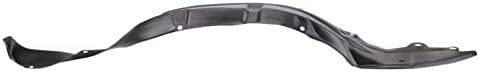 TRQ Front Right Inner Fender Liner Black Passenger Side