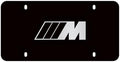 BMW 82125B4DBE5 M Logo Marque Plate in Stainless Steel, Black M