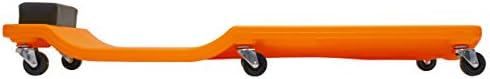 Lisle 93202 Orange Neon Low Profile Plastic Creeper - Image 2