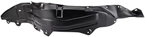 TRQ Front Right Inner Fender Liner Black Passenger Side