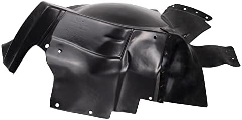 TRQ Front Left Forward Inner Fender Liner Black Drivers Side