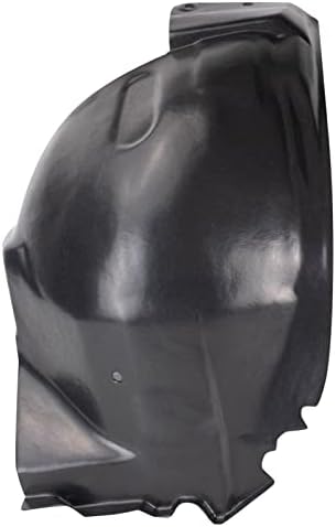 TRQ Front Right Rearward Inner Fender Liner Black Passenger Side