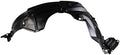 TRQ Front Left Inner Fender Liner Black Drivers Side