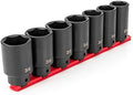 TEKTON 1/2 Inch Drive Axle Nut Impact Socket Set, 7-Piece | SID92101 by TEKTON