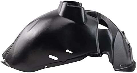 TRQ Front Left Inner Fender Liner Black Drivers Side