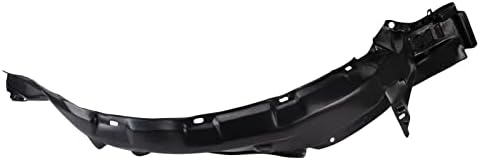 TRQ Front Left Inner Fender Liner Black Drivers Side