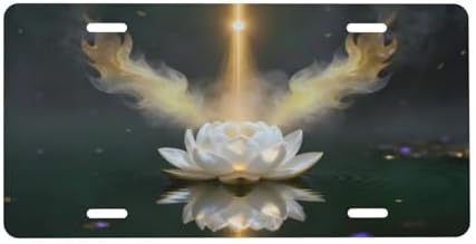Lotus Faith Front License Plate 6" * 12" for Women