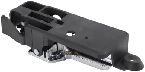TRQ Metal Reinforced Rear Left Interior Door Handle Chrome PlasticSteel