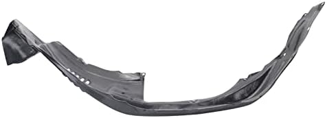 TRQ Front Right Inner Fender Liner Black Passenger Side