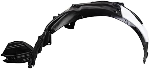 TRQ Front Left Inner Fender Liner Black Drivers Side