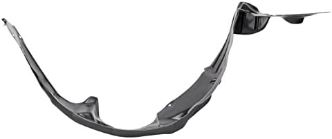 TRQ Front Left Inner Fender Liner Black Drivers Side