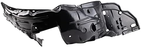 TRQ Front Left Inner Fender Liner Black Drivers Side