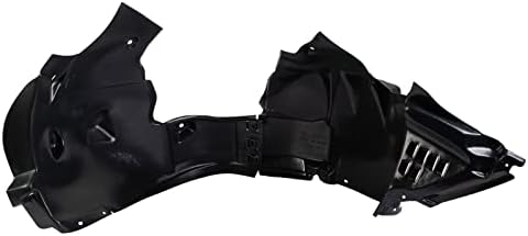 TRQ Front Left Inner Fender Liner Black Drivers Side