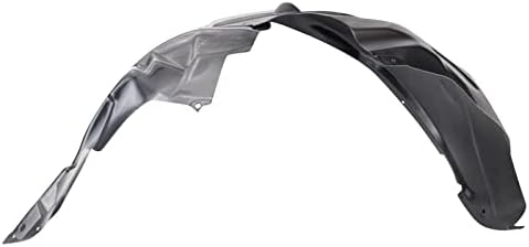 TRQ Front Right Inner Fender Liner Black Passenger Side
