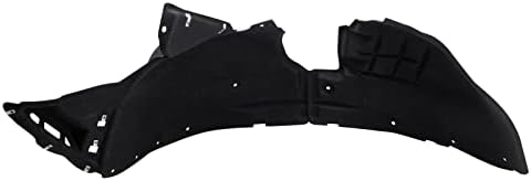 TRQ Front Right Inner Fender Liner Black Passenger Side