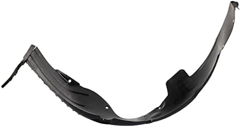 TRQ Front Right Inner Fender Liner Black Passenger Side