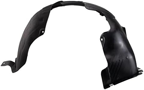 TRQ Front Left Inner Fender Liner Black Drivers Side