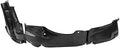 TRQ Front Left Inner Fender Liner Black Drivers Side