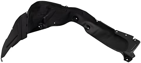 TRQ Front Left Inner Fender Liner Black Drivers Side