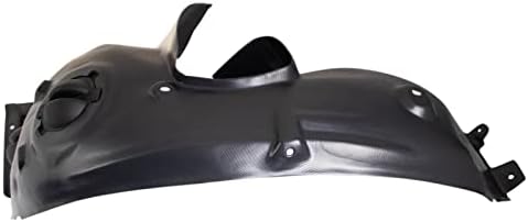 TRQ Front Left Inner Fender Liner Black Drivers Side