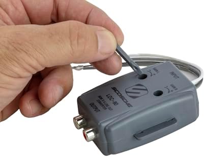 Scosche LOC80 Line Output Converter - 2 Channel High/Low RCA Converter Car Audio - Ideal for Subwoofer Amp - Line Level Converter for Car Stereo Amplifier - Easy Installation - Quality Sound