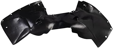 TRQ Front Left Inner Fender Liner Black Drivers Side