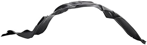 TRQ Front Right Inner Fender Liner Black Passenger Side