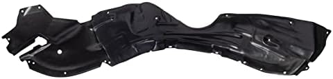 TRQ Front Right Inner Fender Liner Black Passenger Side