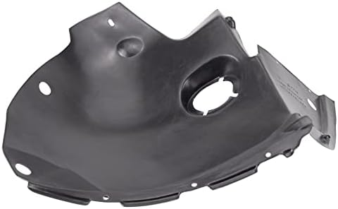 TRQ Front Left Forward Inner Fender Liner Black Drivers Side