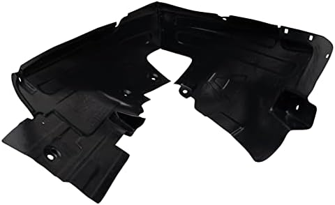 TRQ Front Left Inner Fender Liner Black Drivers Side