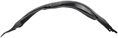 TRQ Front Right Inner Fender Liner Black Passenger Side