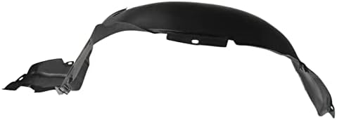 TRQ Front Right Inner Fender Liner Black Passenger Side
