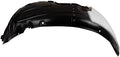 TRQ Front Left Inner Fender Liner Black Drivers Side