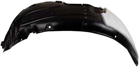 TRQ Front Left Inner Fender Liner Black Drivers Side