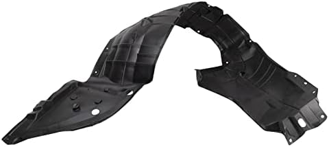 TRQ Front Left Inner Fender Liner Black Drivers Side