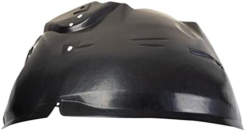 TRQ Front Left Rearward Inner Fender Liner Black Drivers Side