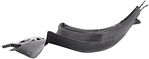 TRQ Front Left Forward Inner Fender Liner Black Drivers Side