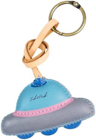 Universe Leather Bag Charm - Unique Purse Charm Keychain for Backpacks
