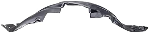 TRQ Front Right Inner Fender Liner Black Passenger Side